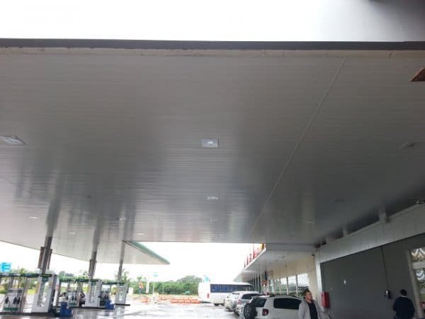 Forro de PVC em réguas